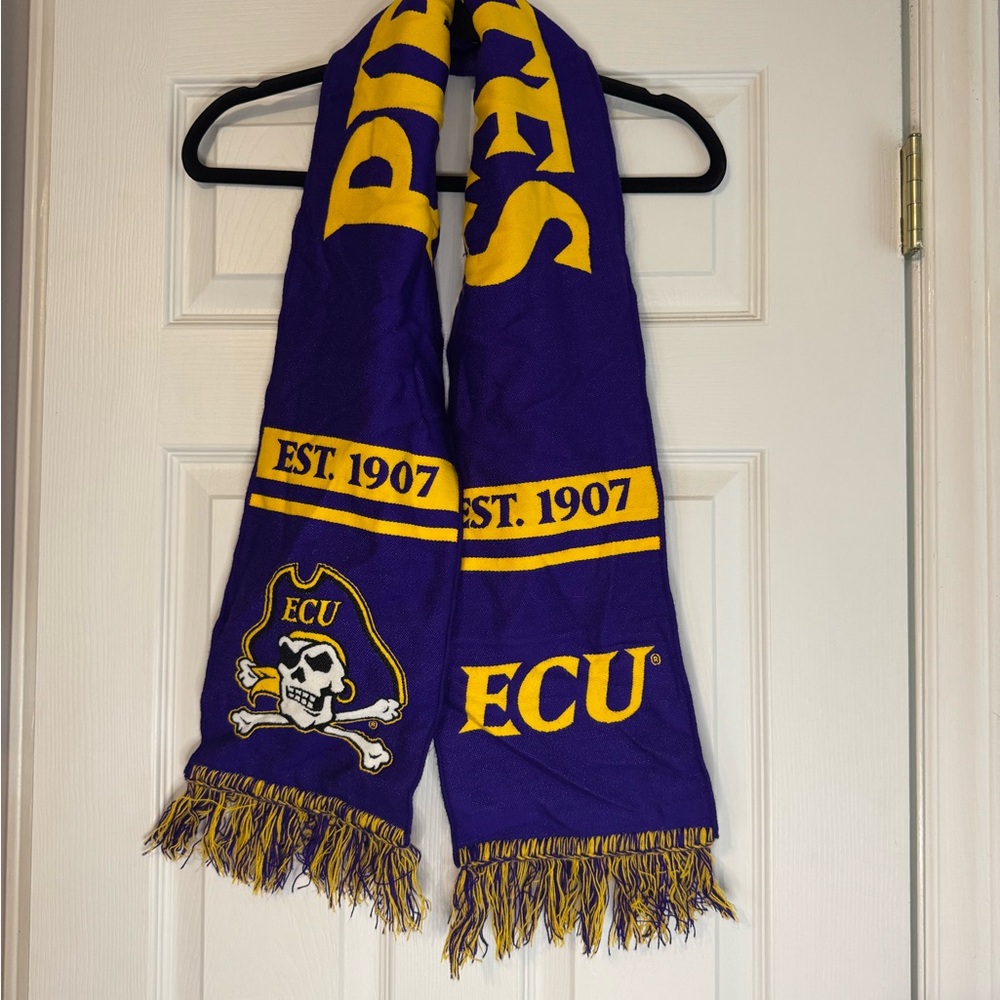 ECU Pirates Knit Scarf – Purple & Gold Spirit Gear